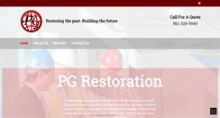 Desktop Screenshot of pgrestoration.com